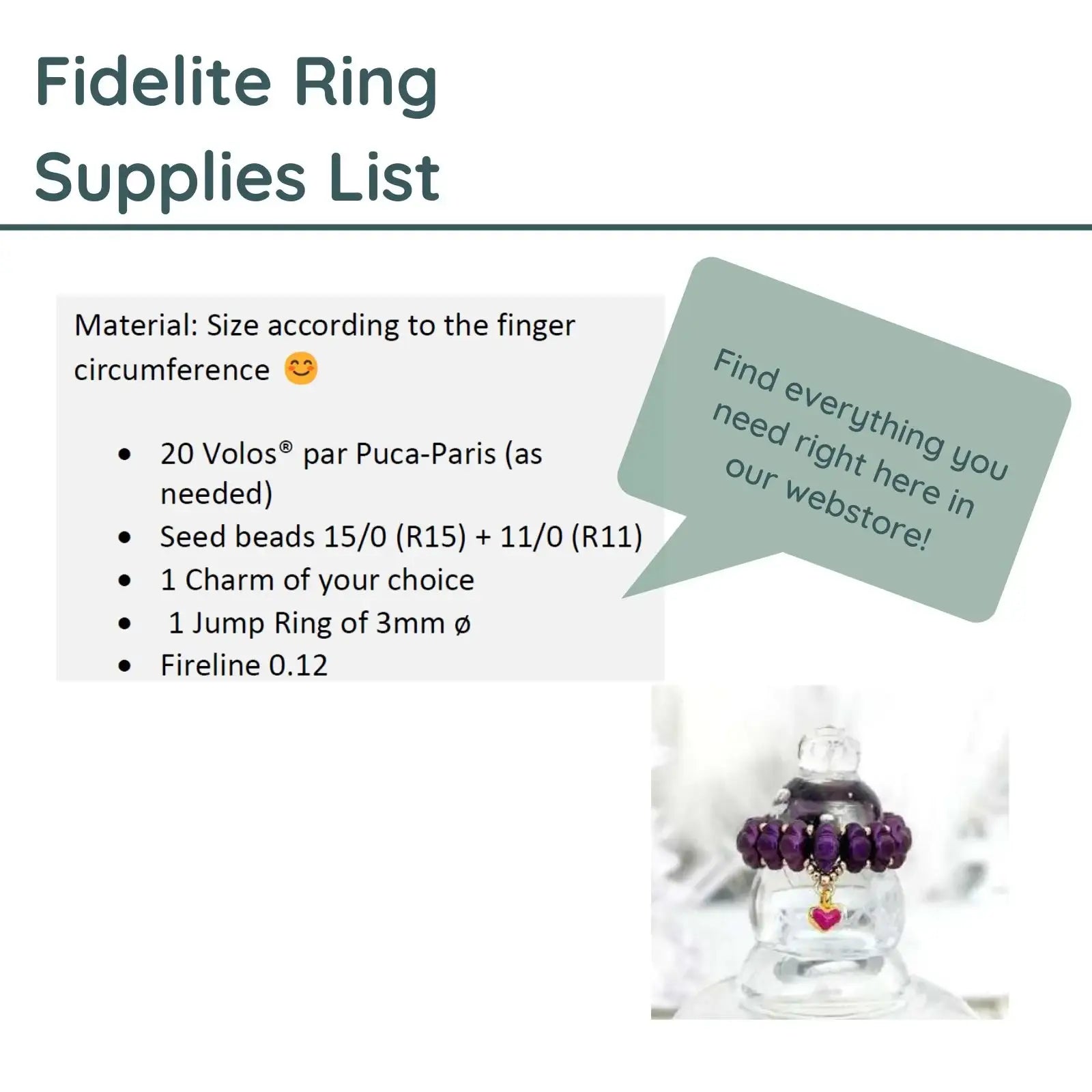Fidelite Ring Pattern Par Puca
