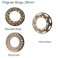 Filigree Collection, Rings, 28mm, 3 Styles - The Argus Collection