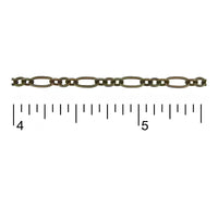 FineFigaroEuroChainAntiqueBrass-Example - The Argus Collection
