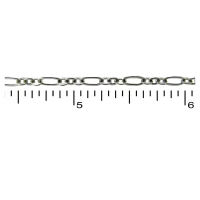 FineFigaroEuroChainAntiqueSilver-Example - The Argus Collection