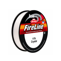FireLine 4 lb Crystal Braided Beading Thread – 125 or 300 Yards
