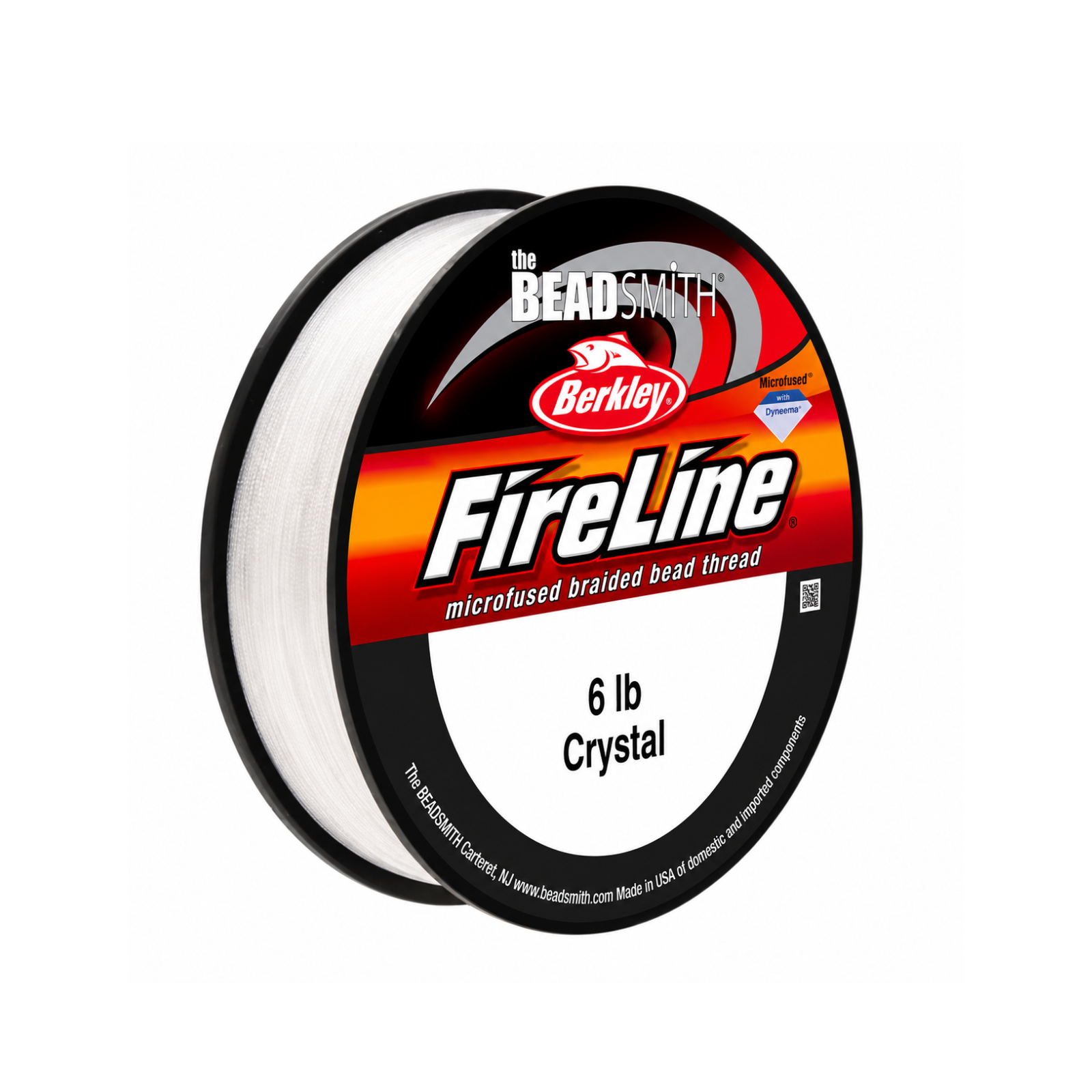 FireLine 6 lb Crystal Braided Beading Thread – 50, 125 or 300 Yards