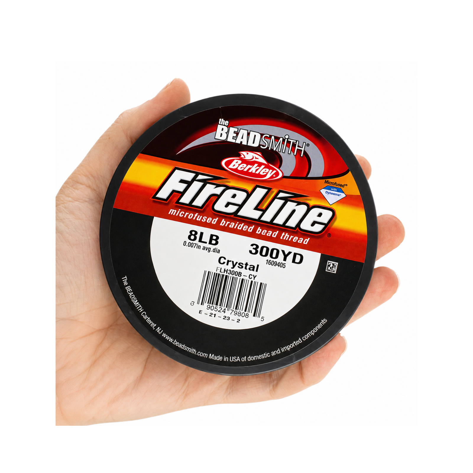 FireLine 8 lb Crystal Braided Beading Thread – 125 or 300 Yards
