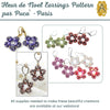 Fleur de Noel Earrings Pattern par Puca - The Argus Collection