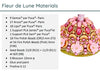 All the Materials required for the Fleur de Lune Pen Holder - The Argus Collection