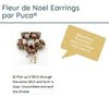 Fleur de Noel Earrings Pattern par Puca - The Argus Collection