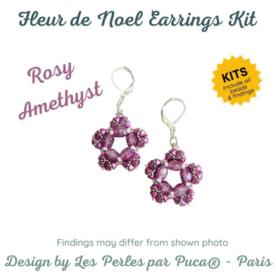 Noel Flower Friendship Earrings Kit - The Argus Collection