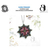 Flora Pendant Pattern by Barbara Lepak - The Argus Collection