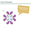 Flora Pendant Pattern by Barbara Lepak - The Argus Collection