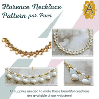 Florence Necklace Pattern par Puca - The Argus Collection