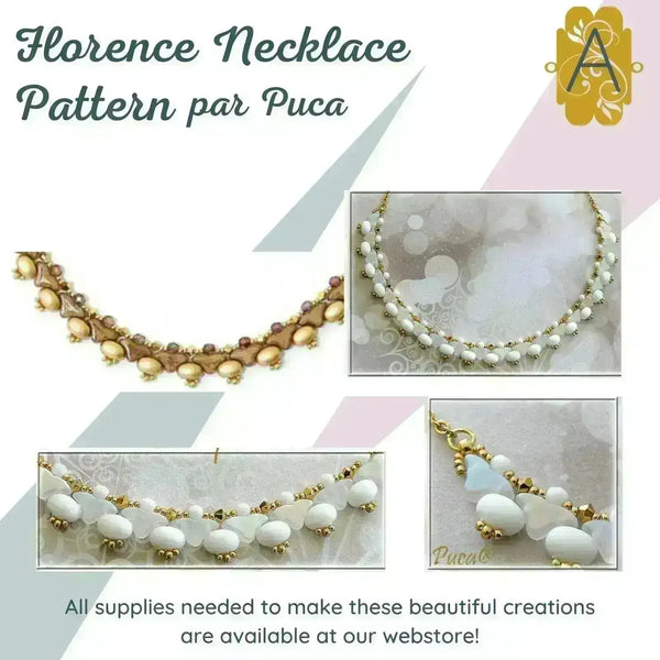 Florence Necklace Pattern par Puca – The Argus Collection