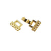 Foldover 5, 5-Strand Clasp, Gold or Copper - The Argus Collection