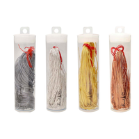 Medium 0.9mm French Wire (Gimp or Bullion) in four available colours for jewelry making