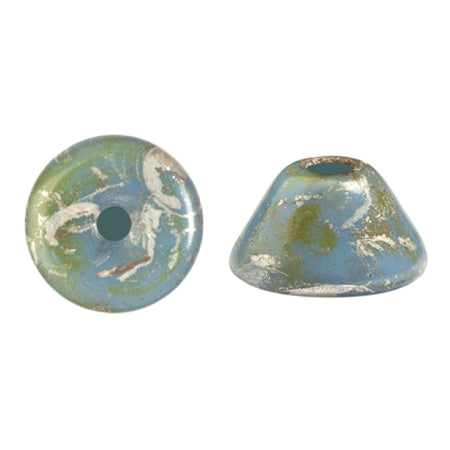 Konos Beads par Puca, Frost Blue Lagoon, 5g. & 20g.