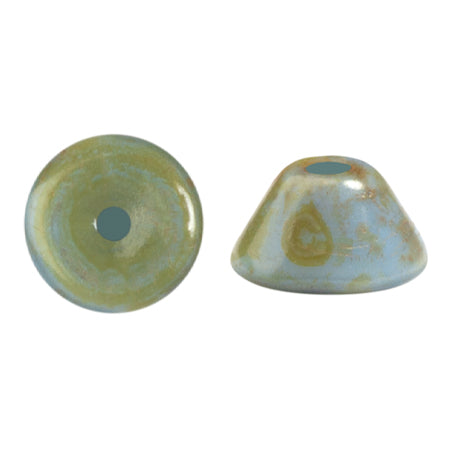 Konos Beads par Puca, Frost Blue Lagoon, 5g. & 20g.