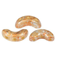 Arcos Beads par Puca, Frost Camel, 30 beads & 20g - The Argus Collection