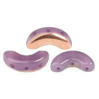 Arcos Beads par Puca Frost Parme, 30 Beads - The Argus Collection