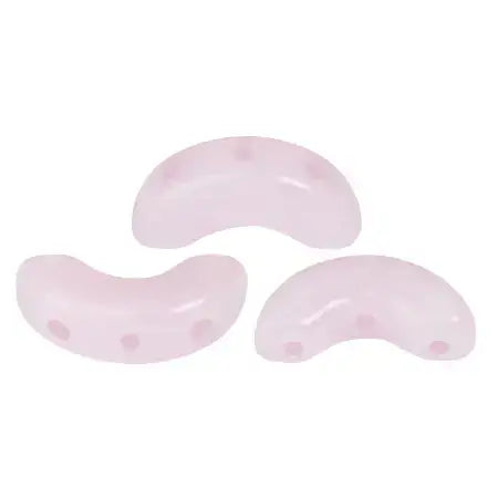 Arcos Beads par Puca, Frost Sweet Pink, 30 Beads & 20g - The Argus Collection