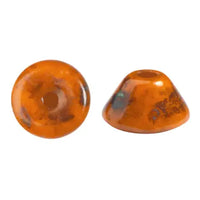 Konos Beads par Puca, Frost Tangerine, 5g & 20g. - The Argus Collection