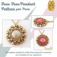 Frou Frou Pendant Pattern par Puca - The Argus Collection