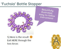 Fuchsia Bottle Stopper Pattern par Puca - The Argus Collection