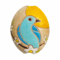 Golem Almond Beads, Bird - The Argus Collection