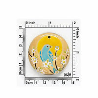 Golem Round Pendant, Bluebird - The Argus Collection