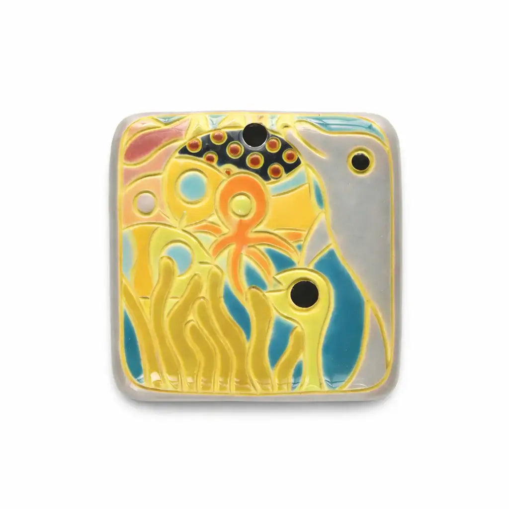 Golem Rectangular Pendant, Southern Seas Yellow - The Argus Collection