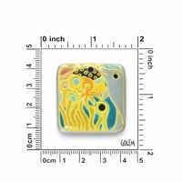 Golem Rectangular Pendant, Southern Seas Yellow - The Argus Collection