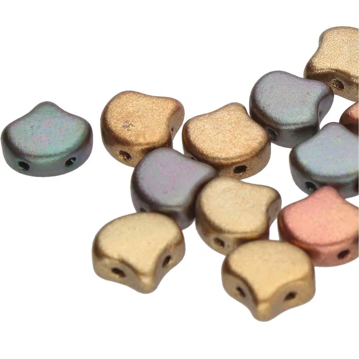Ginko Beads, Violet Rainbow, 10g.