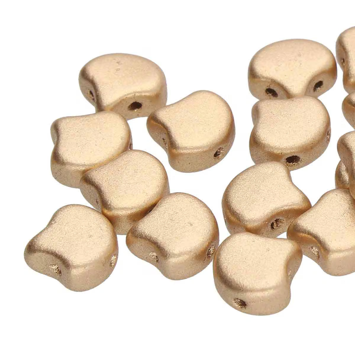 Ginko Beads, 10g by Matubo, Bronze Gold - The Argus Collection