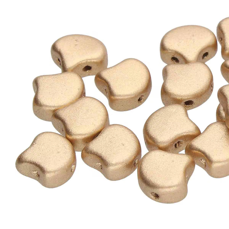 Ginko Beads, 10g by Matubo, Bronze Gold - The Argus Collection