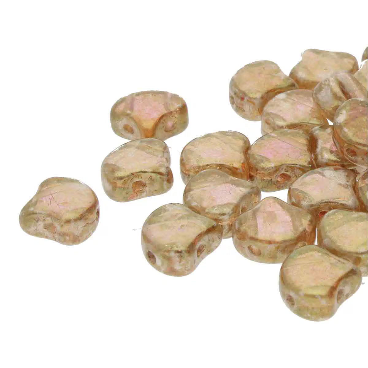 Ginko Beads, Crystal Gleam Lila Glaze, 10g.