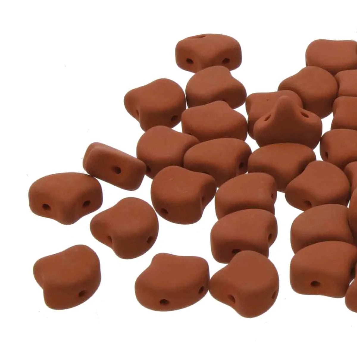Ginko Beads, Matte Velvet Brick, 10g - The Argus Collection