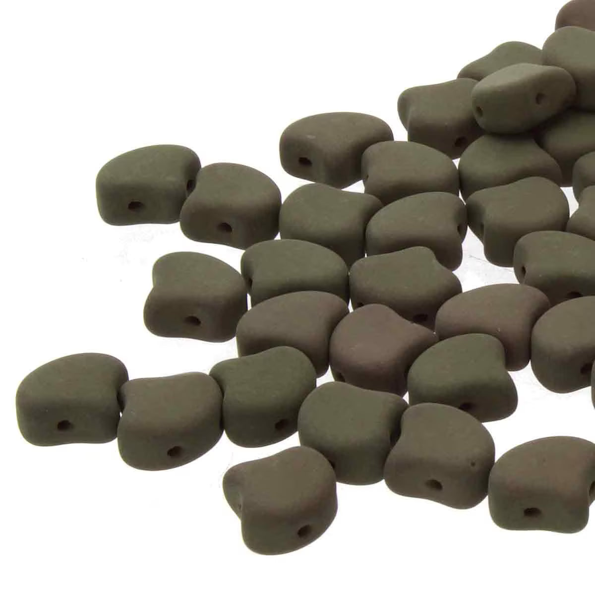 Ginko Beads, Matte Velvet Mushroom, 10g. - The Argus Collection