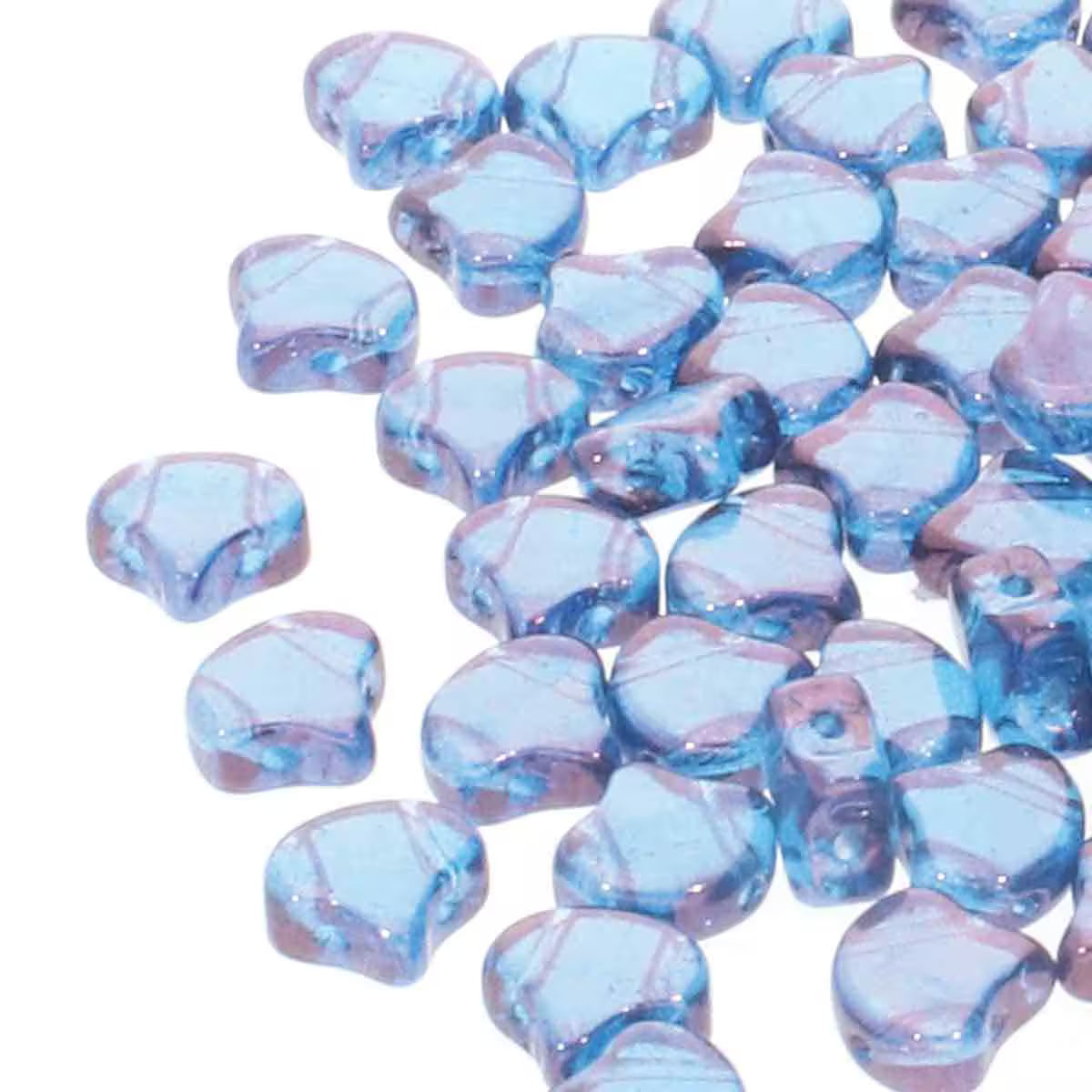 Ginko Beads, Aqua Vega, 10g.