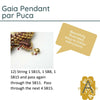 Gaia Pendant Pattern par Puca - The Argus Collection