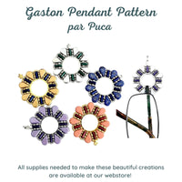 Gaston Pendant Pattern par Puca