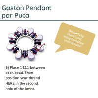 Gaston Pendant Pattern par Puca