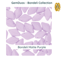 Gemduo Beads by Matubo, Bondeli Collection, 10g - The Argus Collection