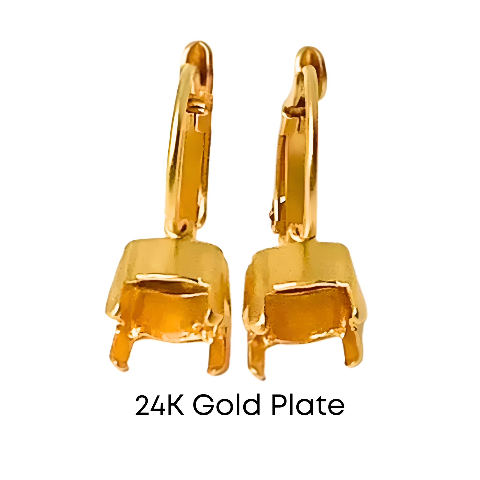 Gita Leverback Earring Settings, for 39ss/8mm Crystal - 1 pair