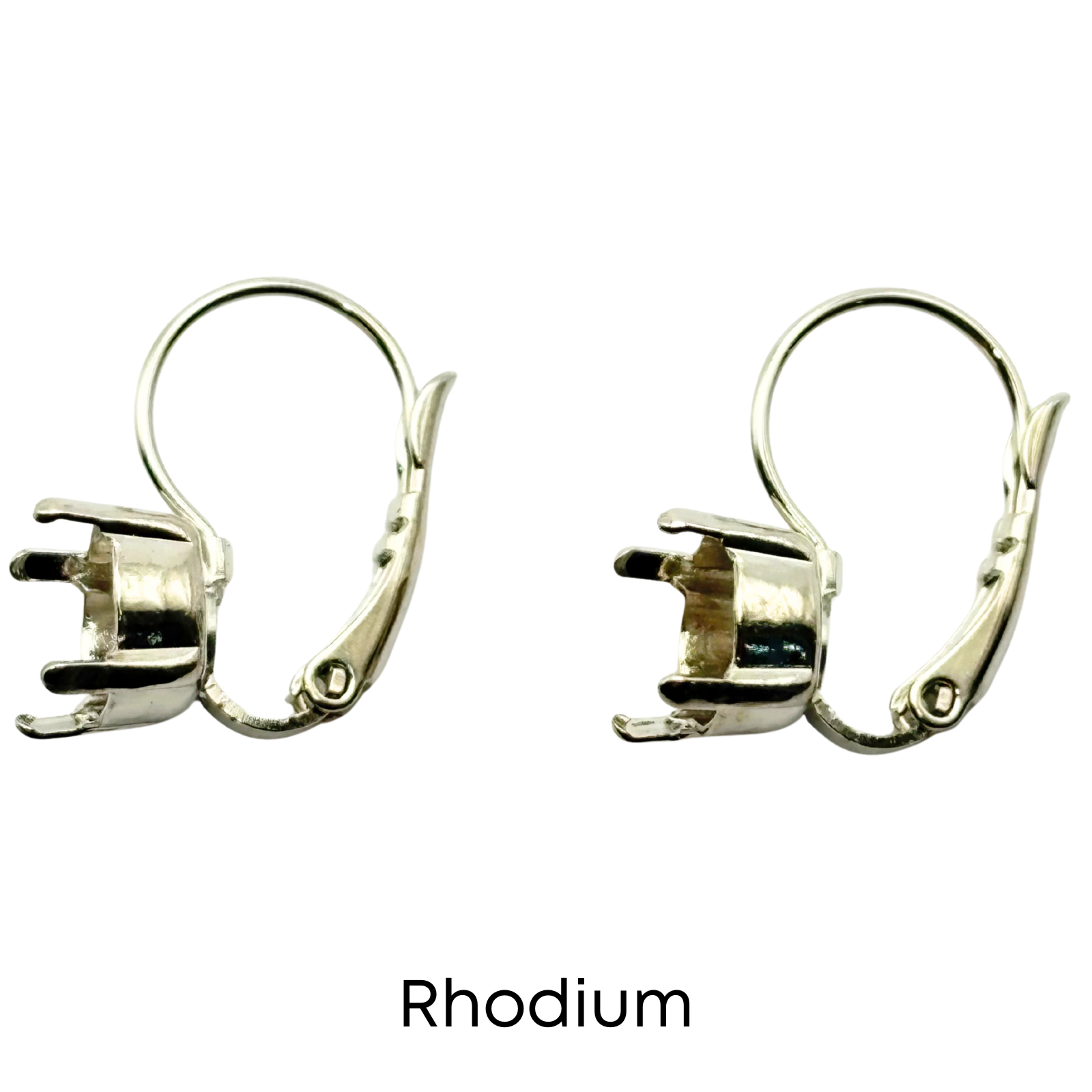 Gita Leverback Earring Settings, for 39ss/8mm Crystal - 1 pair