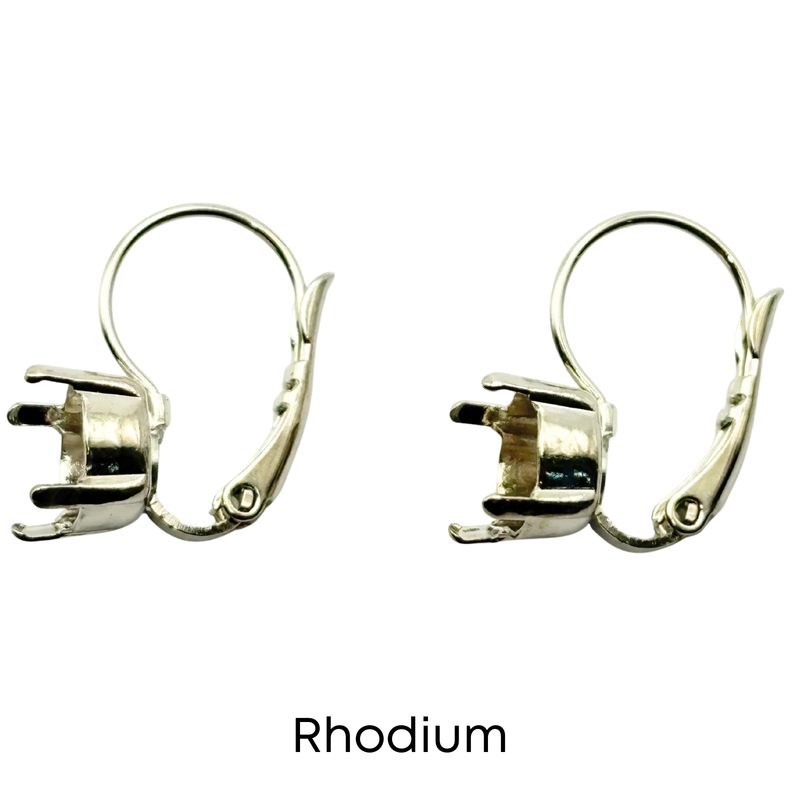 Gita Leverback Earring Settings, for 39ss/8mm Crystal - 1 pair