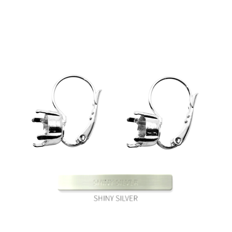 Gita Leverback Earring Settings, for 39ss/8mm Crystal - 1 pair