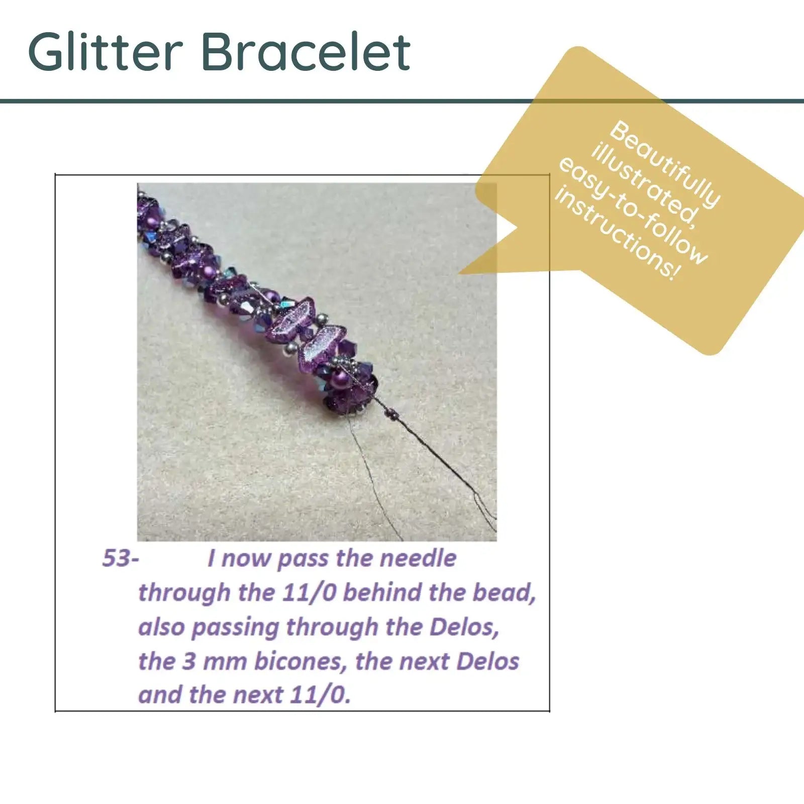 GlitterBraceletInstructions - The Argus Collection