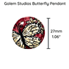 Golem Butterfly Beads & Pendant - The Argus Collection