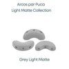 Arcos par Puca Beads, Light Matte Collection, 8 Colors