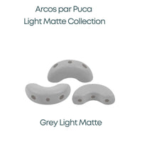 Arcos par Puca Beads, Light Matte Collection, 8 Colors