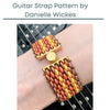 Guitar Strap Cuff Bracelet Pattern, by Danielle Wickes - The Argus Collection
