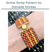 Guitar Strap Cuff Bracelet Pattern, by Danielle Wickes - The Argus Collection